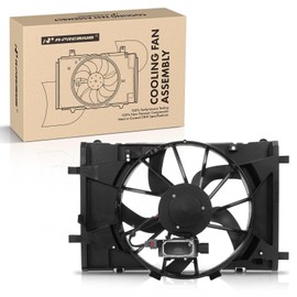 A-Premium Engine Radiator Cooling Fan Assembly Compatible with Select Ford & Lincoln & Mercury Models - Fusion 2010-2012, MKZ 2011-2012, Milan 2010-2011 - Replace# BE5Z8C607A