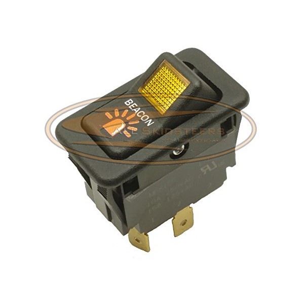 Beacon/Strobe Rocker Switch for Bobcat® Skid Steers | Replaces OEM