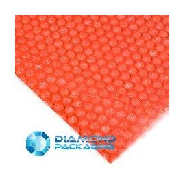 Diamond Packaging 1 x Roll - Antistatic RED Bubble Wrap Size : Wide 20" 500mm x 25m.