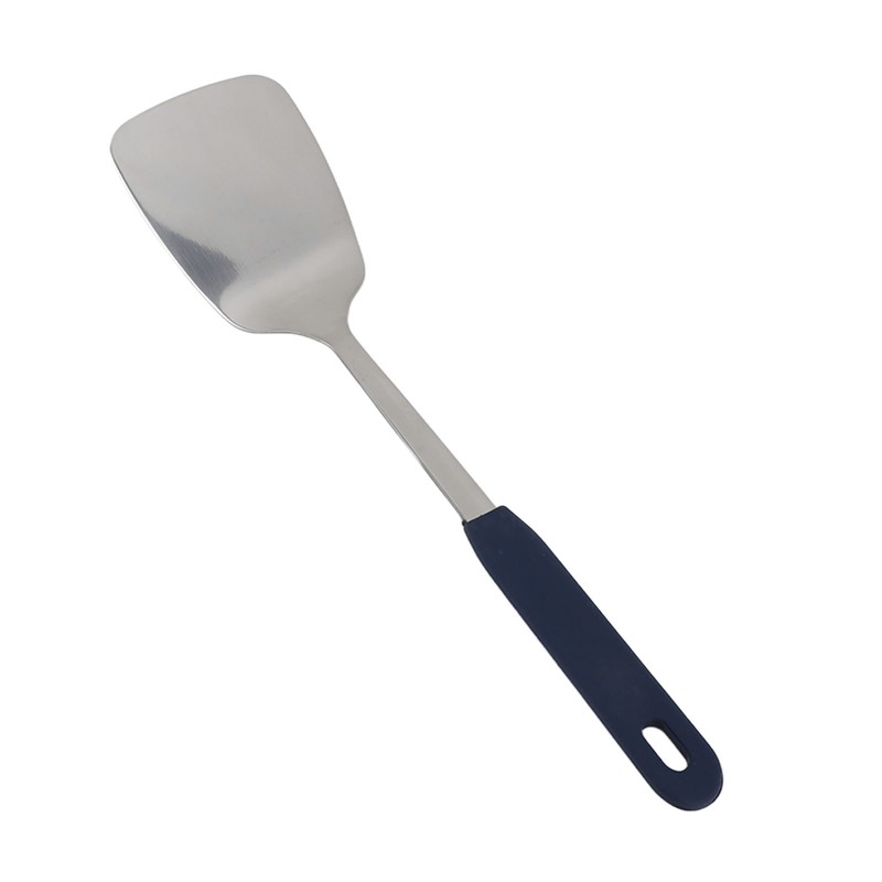 Cooking Spoon Rustproof Smoothly 304 Stainless Steel Spatula Skid Resistant