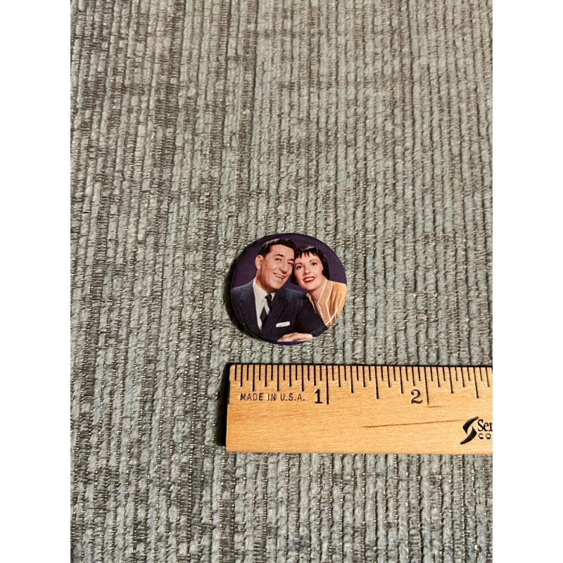 LOUIS PRIMA & KEELY SMITH 1.25" Pin Button Badge