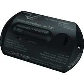 RV SAFE RVLP-2B Propane Gas Alarm - 2-Wire, Black