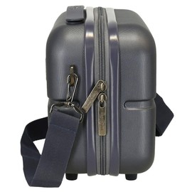 Pepe Jeans Highlight Adaptable Toiletry Bag with Shoulder Bag Blue 29 x 21 x 15 cm Rigid ABS 9.14L