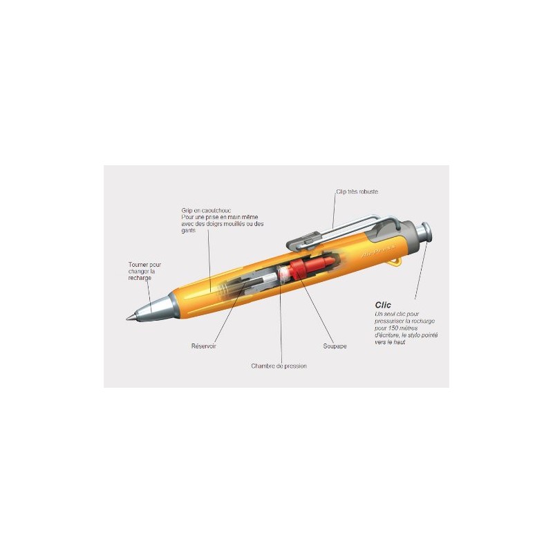 Tombow AirPress Ballpoint Pen for Writing Lying Down, in Any