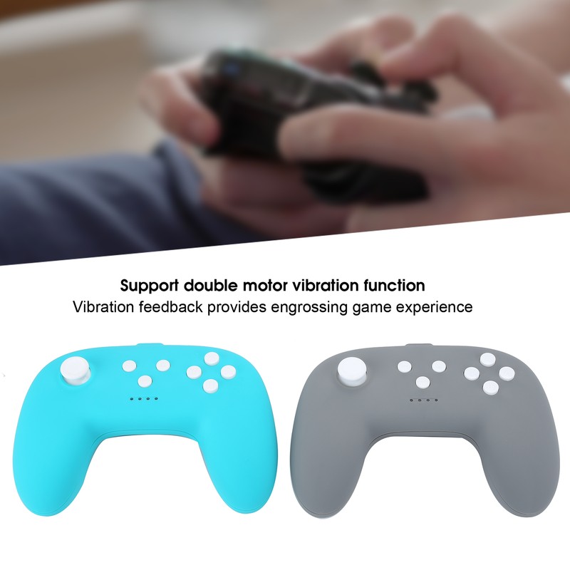 Wireless Bluetooth Gamepad for Switch Pro Mini Grip Handle for