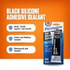 Permatex Permatex 81158 Black Silicone Adhesive Sealant, 3 oz. Tube,