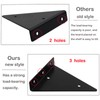 Ashuxxn Triangle Shelf Bracket Floating Shelf Brackets Hidden Wall Shelf
