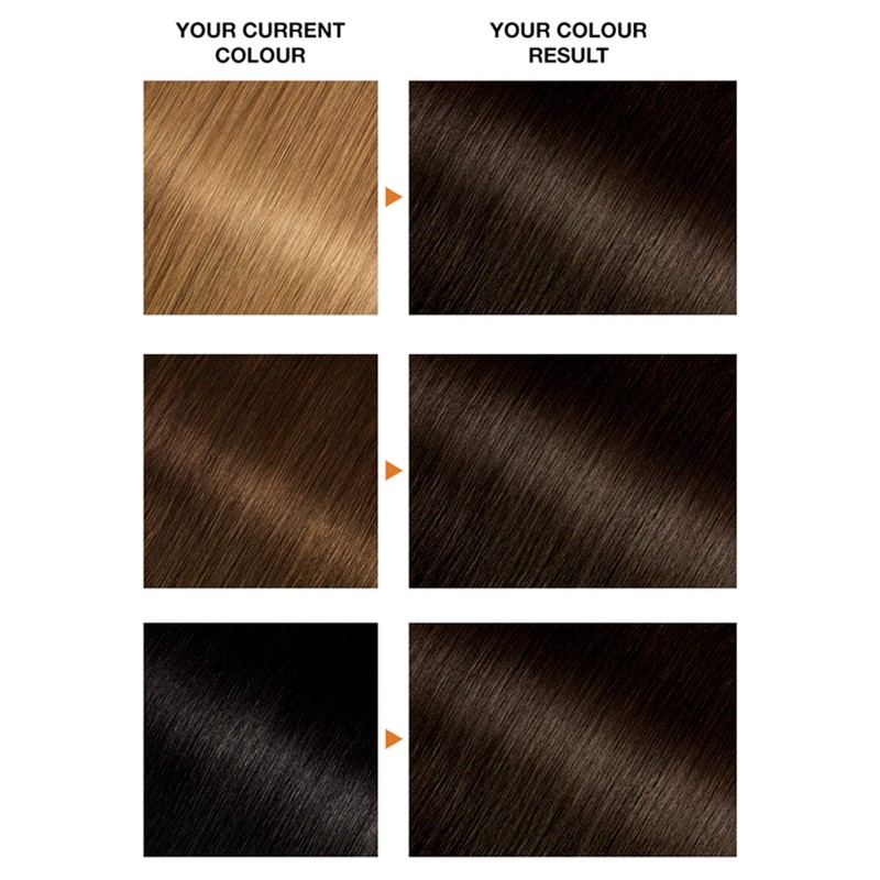 Garnier Belle Color Brown Hair Dye Permanent, Natural Looking Hair