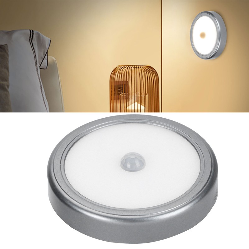 Body Induction Lamp Dimmable USB Rechargeable Night Light for Cabinet