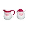 Transpac TC01912 Santa Holiday Red And White 4.75 x 4.25