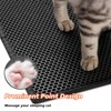 EULAPGOE Cat Litter Mat, Cat Litter Mat Trapper, Honeycomb Double