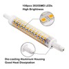 R7S LED 118mm Dimmable, 10W Soft White (3000K) 1000lm 108pcs
