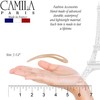 Camila-Paris CP3096 French Twist Stick Clip Pins, beige, ondulado horquilla