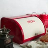X458 Metal Bread Box/Bin/kitchen Storage Containers with Roll Top Lid