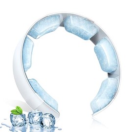 Ice Neck Ring, Cool Neck Ring, Naturally Freezing at 28°C, Cool Ring, Non-Condensation, Heat Prevention, Heat Stroke, Neck Cooler