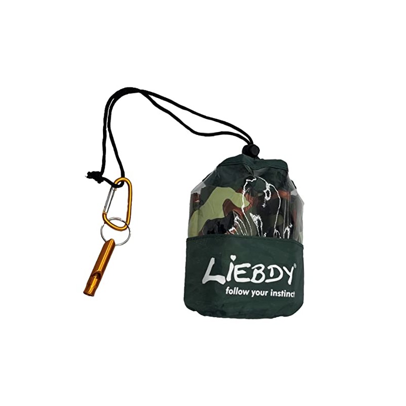 Liebdy® Waterproof Emergency Sleeping Bag - Camouflage - with Survival