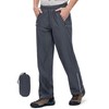 Outdoor Ventures Men's Packable Rain Pants Lightweight Waterproof Rain Overall