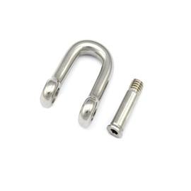 2 Shackle A4 Stainless Steel Set Screws with Hex Socket 6 Mm Straight