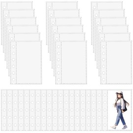 OKAWASI Sealing Notebook, Clear, Girls, Removable, A7