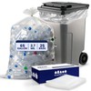 Plasticplace 65 Gallon Trash Bags │ 2.7 Mil │ Clear