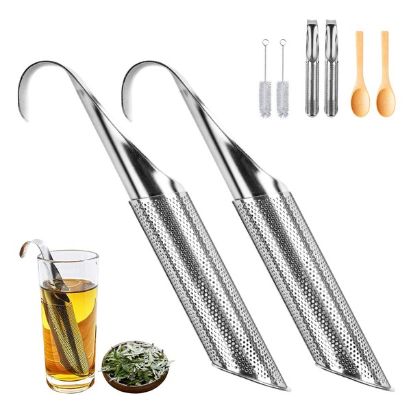2-Pack Tea Infuser for Loose Leaf Tea with 1mm Fine