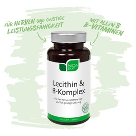 NICApur Lecithin & B Complex I to Support the Nervous System I 60 Capsules