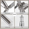 2M/79in Adjustable Metal Tripod Light Stand with 1/4in Screw Stainless
