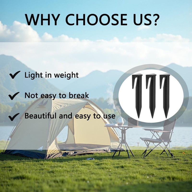 Pack of 100 Pegs for Robotic Lawnmower Boundary Cables, Hook