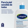 CETAPHIL Crema Limpiadora Espumosa Hidrantante, elimina la suciedad, aceite y