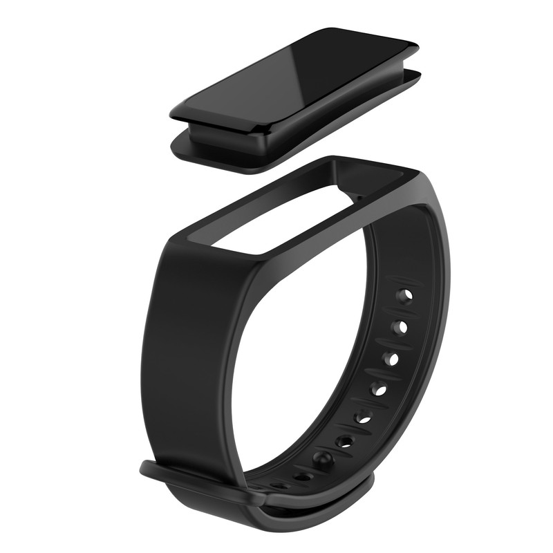 Mykronoz ZeFit3 KRZEFIT3-BLACK Activity Meter, Color Touch Screen, Swiss Design,