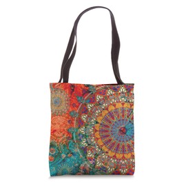 Abstract Mandala Yoga Tote Beach Tote Bag