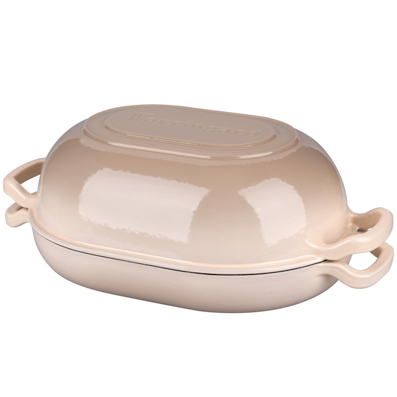 VORRINGARD Enameled Cast Iron Sourdough Bread Oven, Dutch Oven, Loaf