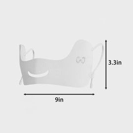 LKMUPNR UPF50+ Half Mask,Face Shield,Sun Screen Protector for Face with Adjustable Ear Straps, Golf Visors for Women Golfers (Anti Slip Style Gray)