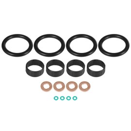 X AUTOHAUX 1 Set Diesel Injector Seal Injector Clamp Bolts Kit 1204698 1148106