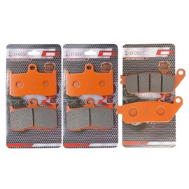 Lefossi Carbon Fiber Motorcycle Brake Pads Front Rear For Victory Cross Country 8 Ball Cory Ness Cross Country 2011 2012 FA347F FA347F FA196R
