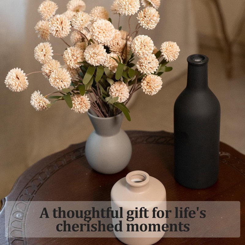 Fake Flowers in Vase for Centerpieces, Faux Flowers in Modern
