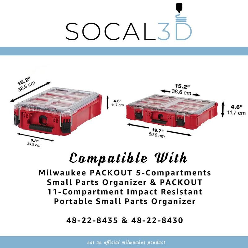 Packout Insert For Milwawkee M18 Drill Driver With Hex Bit