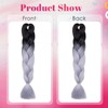 Benehair Braids Extensions Ombre Jumbo Kunsthaar zum Einflechten Box Braids