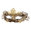 Carnival Metal Mask (Black/Gold)