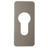 Souber Ee2 Small Stick On Euro Escutcheon - Satin Anodised