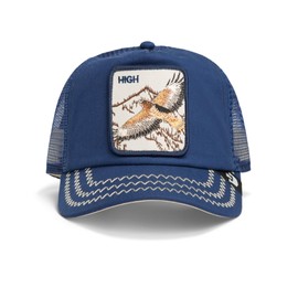 Goorin Bros. Core Duck Canvas Collection Trucker Hat for Men and Women, Navy (Bird of Prey), One Size