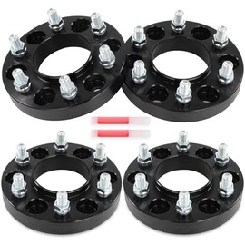 GDSMOTU 6x135 Wheel Spacers 1 inch, Wheel Spacers Fit 2015-2024 for Ford for F-150 2022-2024 for Ford for Bronco, 4Pcs Wheel Adapters & Spacers with 14x1.5 Studs 87.1mm Hub Bore