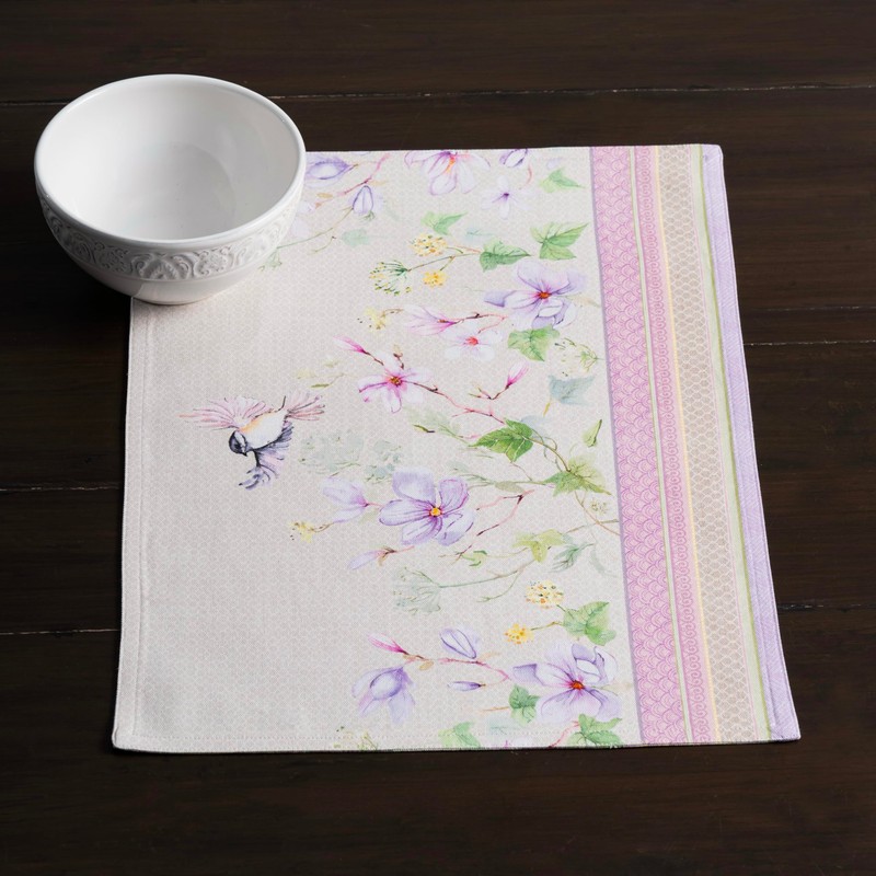 Maison d' Hermine Placemats 100% Cotton Set of 4 (33cm