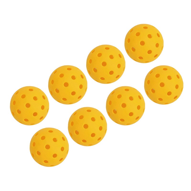 SIXRUN Pickleball Ball Set, 12pcs 74mm 40 Löcher Outdoor Pickleball