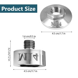 M14 Adapter for Xlock with M14 Locking Nut, Angle Grinder Accessories, Quick Release Nut for Angle Grinder, Quick Release Nut for Angle Grinder