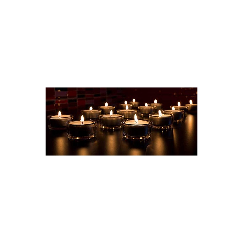 Pack of 60 Scented Tea Lights Strawberry with Cream