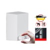 Retractable Clothesline Wall Mounted Dual Installation Single Wire Thickened Retracting