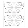 Daiya Golf Impact Marker Series Shot Position Confirmation Decals for