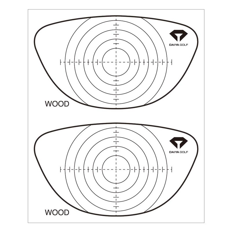Daiya Golf Impact Marker Series Shot Position Confirmation Decals for