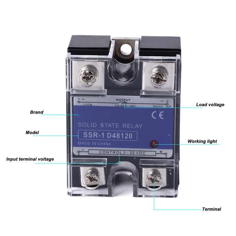Solid State Relay Single Phase DC to AC SSR with